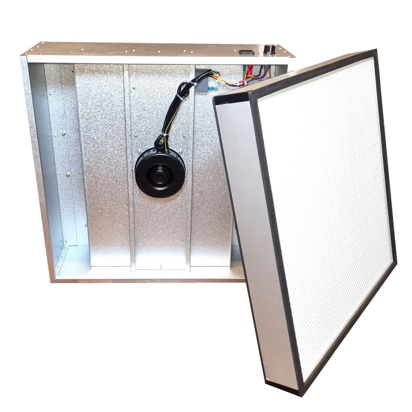 STAINLESS STEEL 575x575x320 Hepa Laminar Flow Hood FFU H14 99.995% FILTER